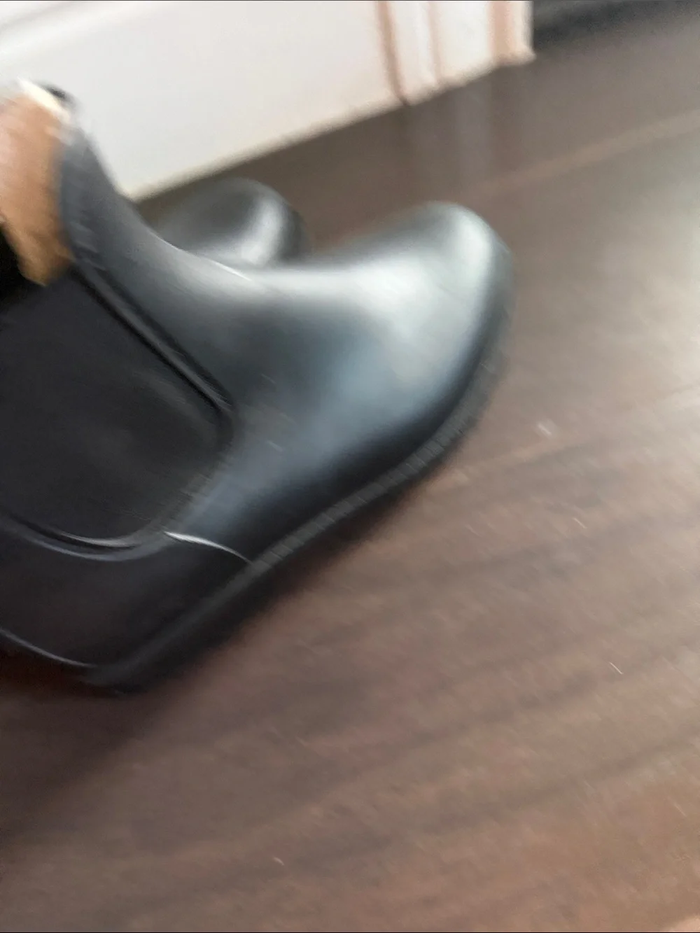 Black Chelsea Rain Boots for women